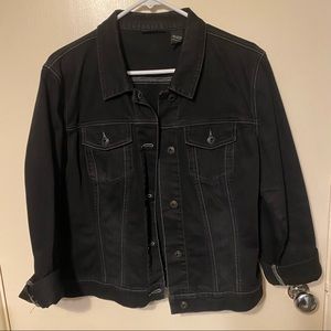 New York & Co. Black Denim Jacket